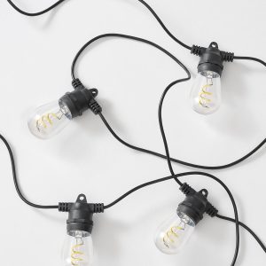 Spiral Solar String Lights